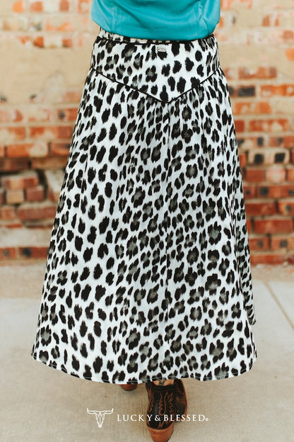 Ready to Run Leopard Skirt