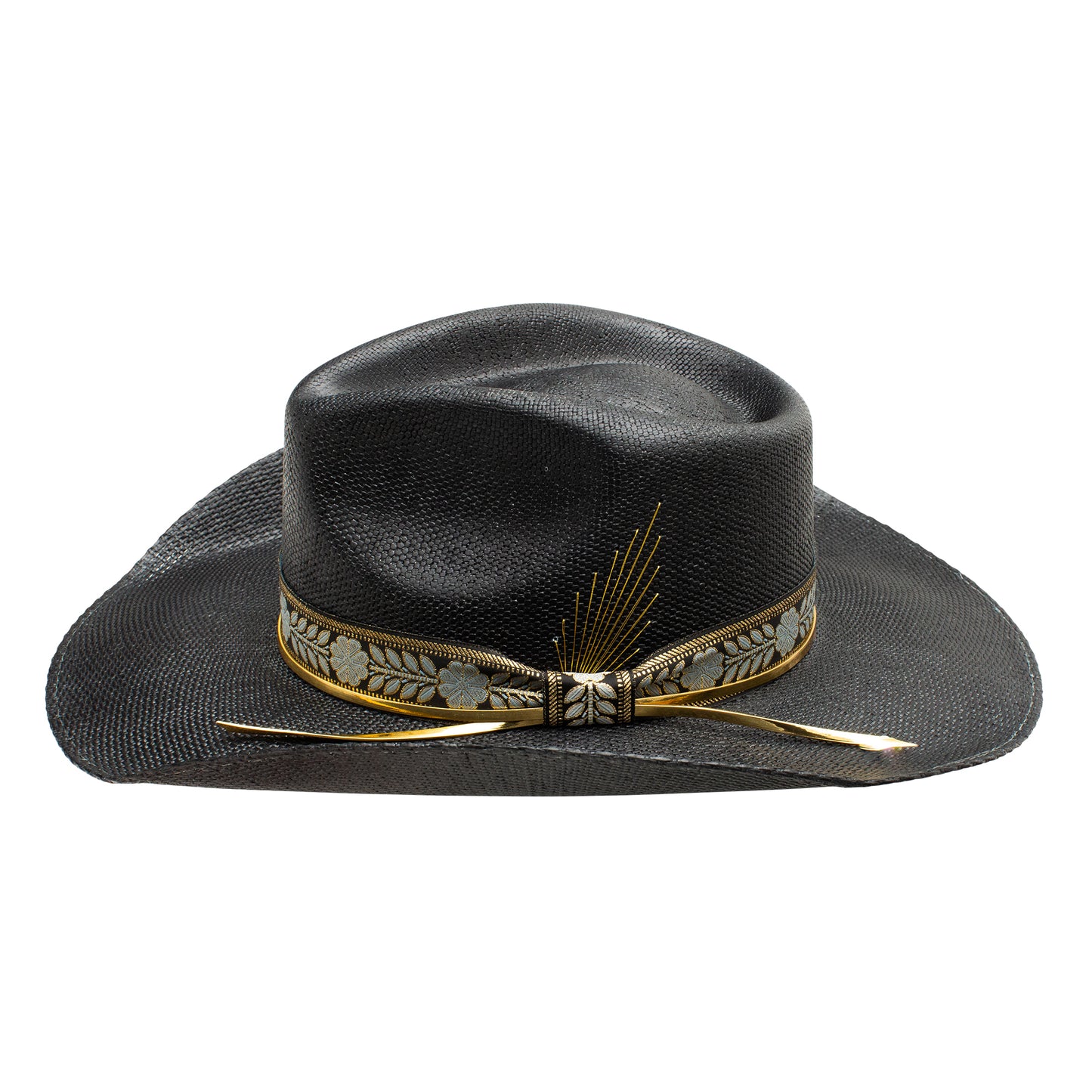 Wildflower Black Straw by Stetson