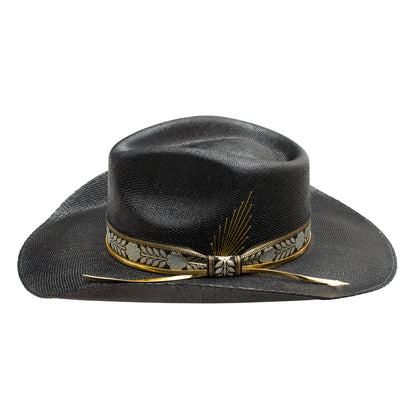Wildflower Black Straw by Stetson